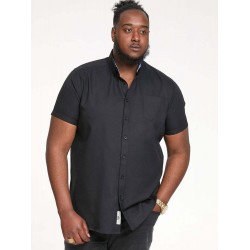 D555 Short Sleeve Oxford Shirt - Black