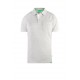 D555 Grant Pique Polo Shirt - Grey