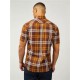 Ben Sherman Short Sleeve Check Shirt - Wine