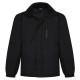 Espionage Padded Waterproof Coat - Black