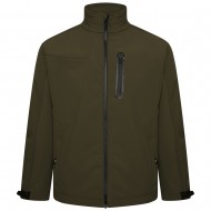 Kam Soft Shell Panelled Jacket - Olive