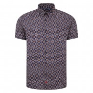 Lizard King Navy Print Short Sleeve Shirt